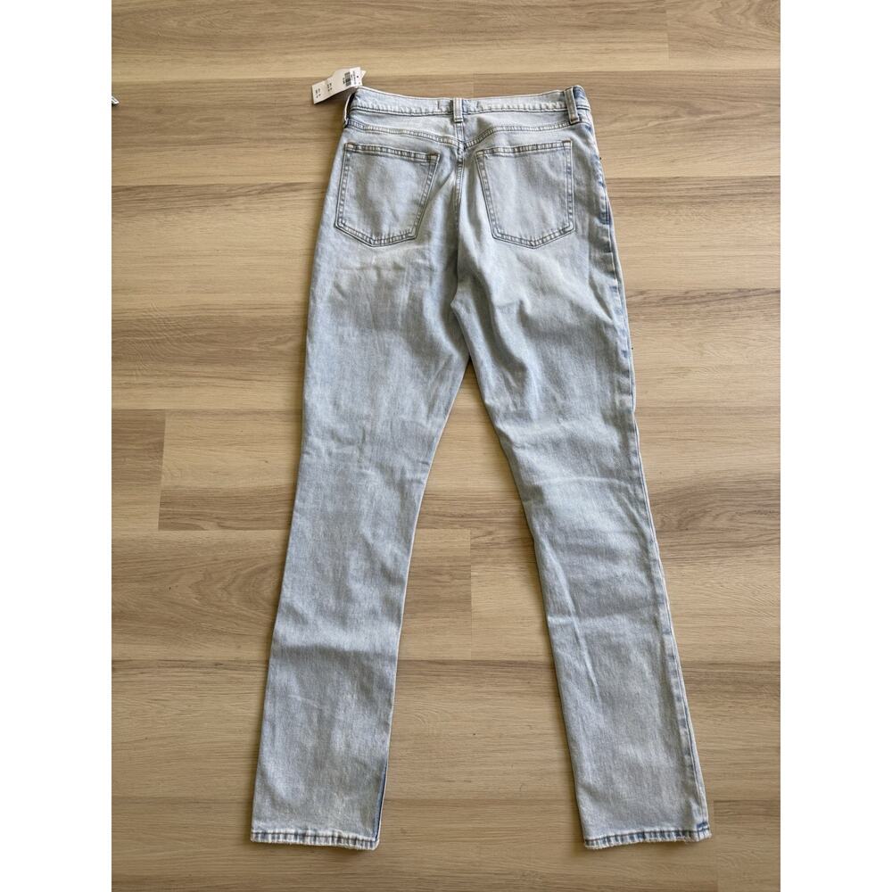 NWT Abercrombie & Fitch Skinny High Rise Split Vent Hem Jean Womens Size 29/8L - Picture 2 of 11